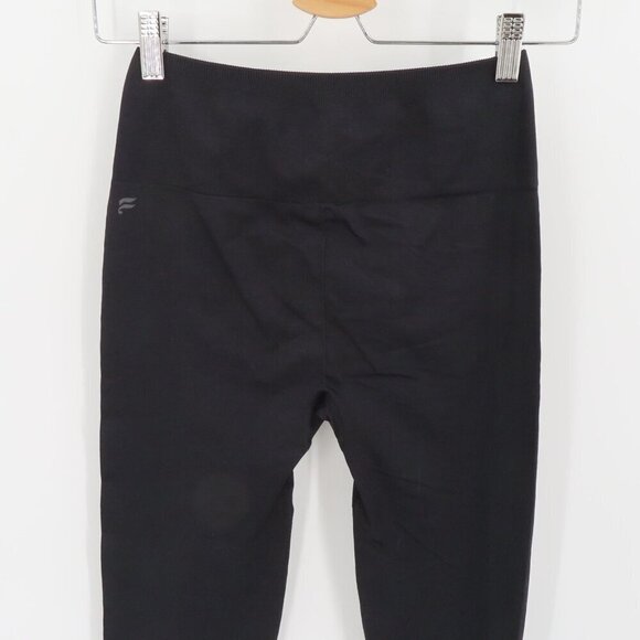 Fabletics Women Small Solid Black Perforated Calf Seamless Leggings PT1720206 - Picture 7 of 13